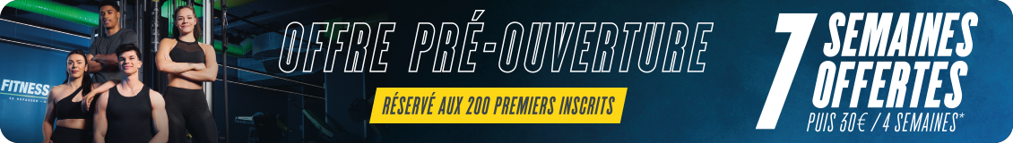 OFFRE DE PRÉ-OUVERTURE